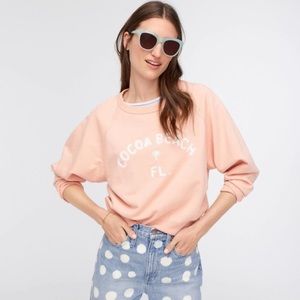 NWOT JCrew Cocoa Beach FL Sweatshirt